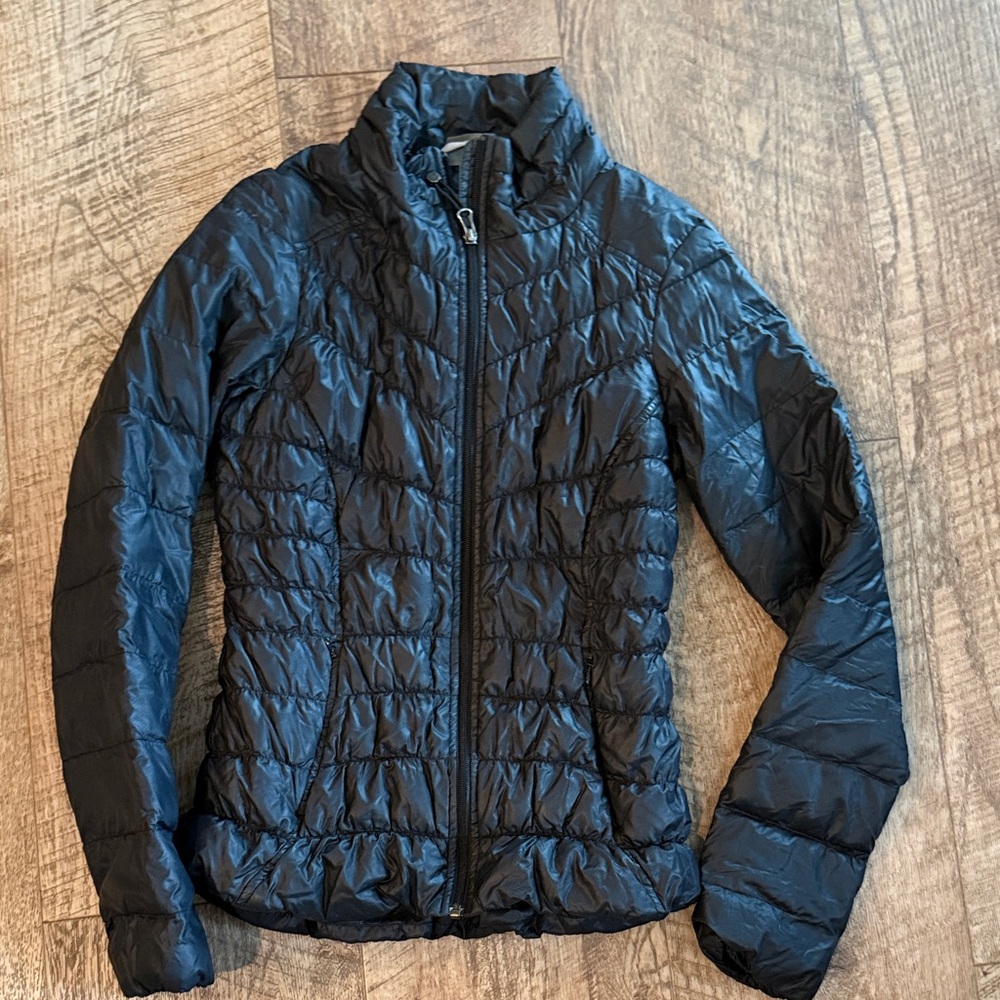 Athleta Women's Midnight Black Quilted Puffer Jacket